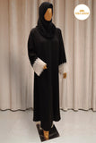 Black Lacework Abaya