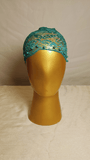 Embellished Lace Cap - Teal