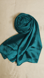 Satin Silk Hijab - Dark Teal