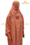 Orange Jilbab Set