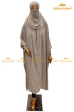 Gray Jilbab Set
