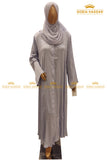 Crinkle Silk Abaya