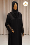 Black Beaded Abaya