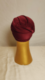 Side Parted Cap - Maroon