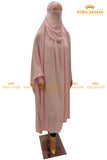 Baby Pink Jilbab Set