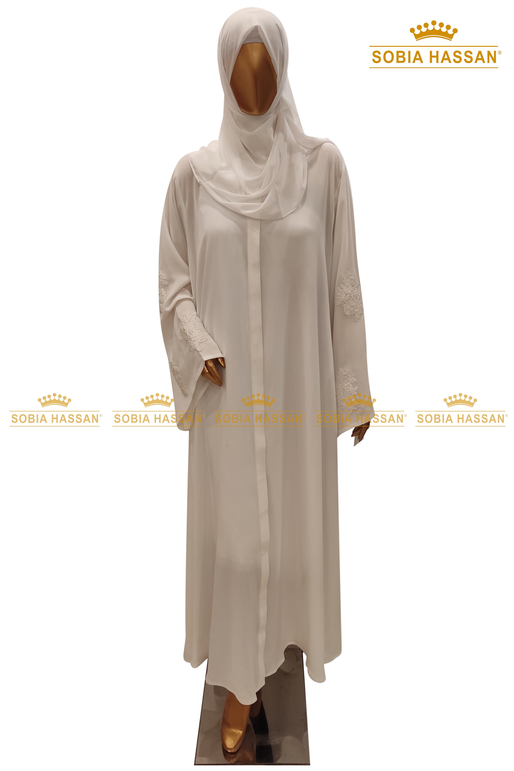 White Pearl Abaya