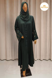 Emerald Floral Abaya