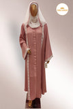 Blush Pintex Abaya