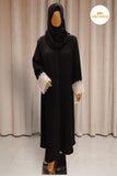 Black Lacework Abaya