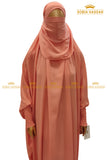 Orange Jilbab Set