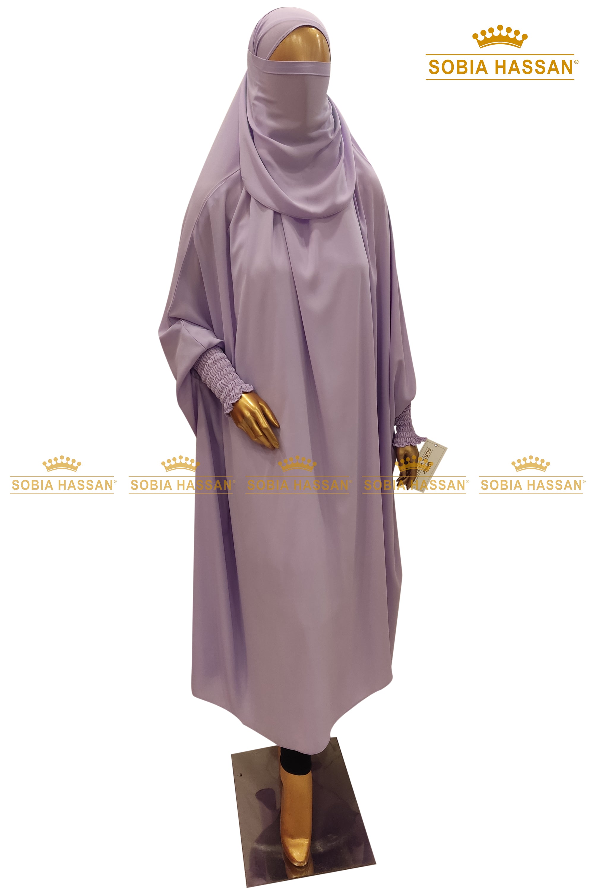 Purple Jilbab Set
