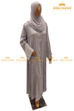 Crinkle Silk Abaya