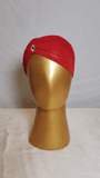 Side Parted Cap - Ruby