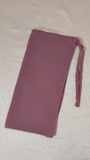 Georgette Tie-Back Niqab - Dusty Mauve