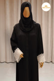 Black Lacework Abaya