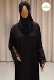 Black Beaded Abaya