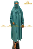 Sea Green Jilbab Set