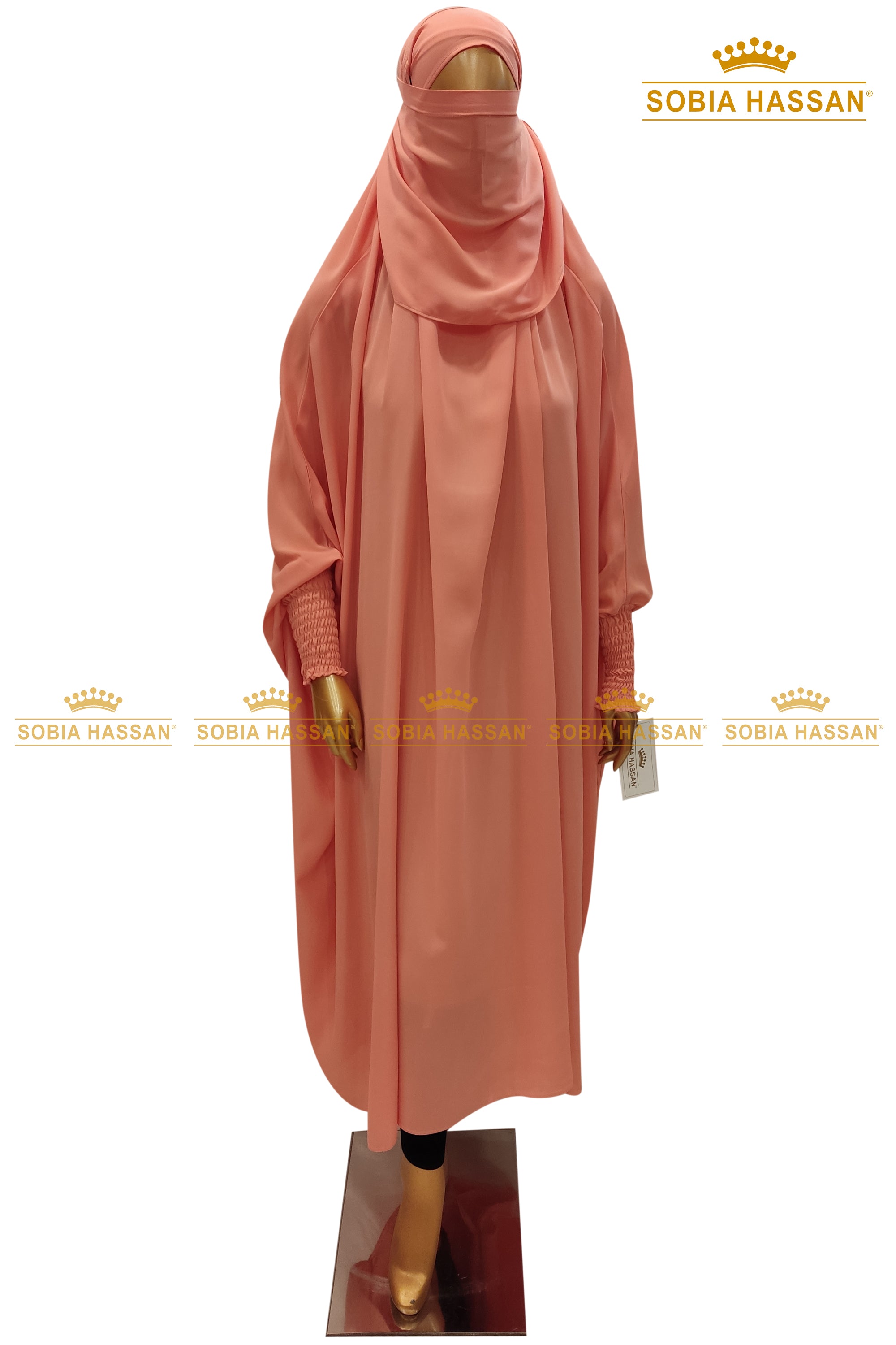Orange Jilbab Set