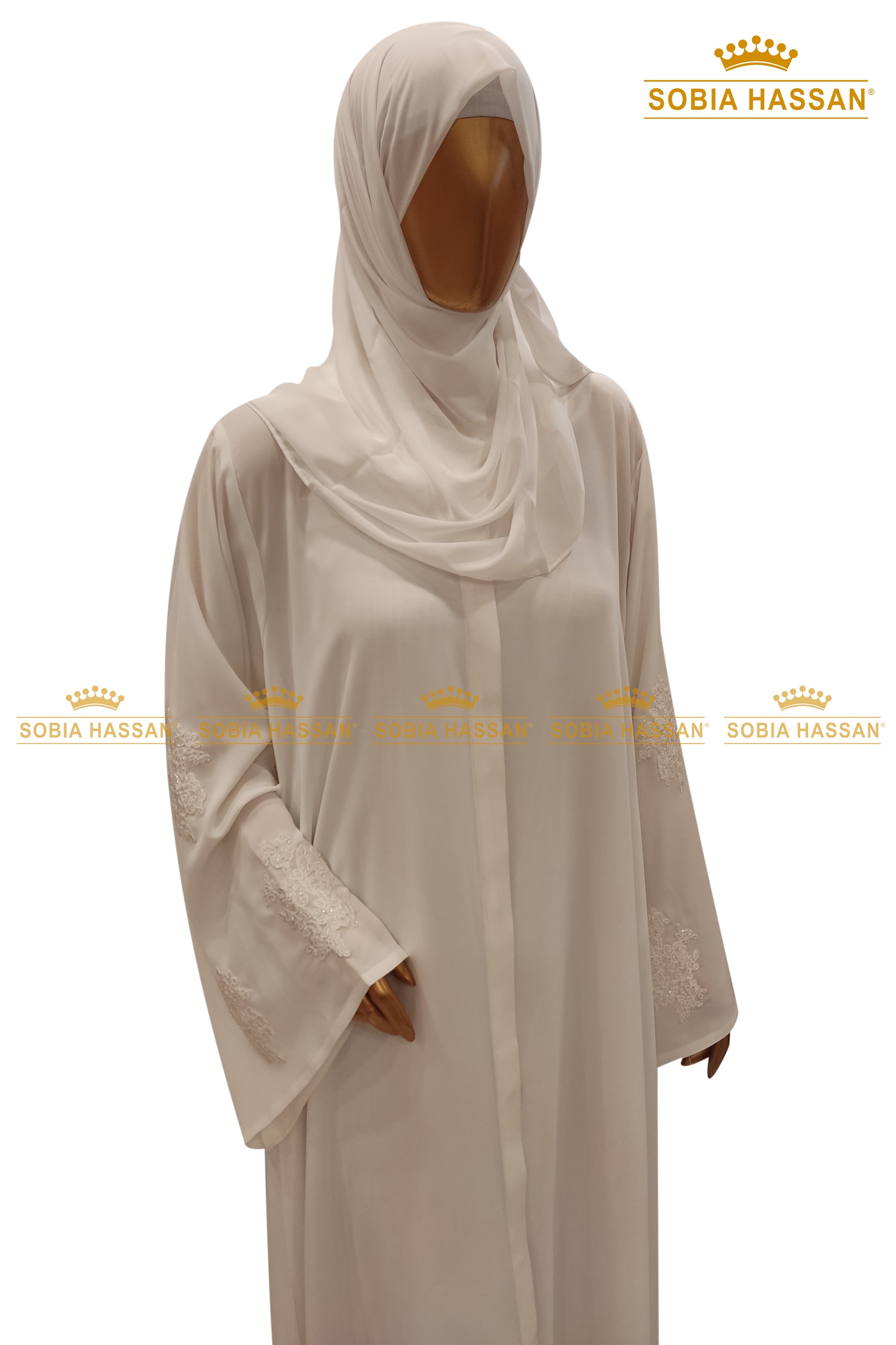 White Pearl Abaya