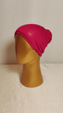 Bun Shape Cap - Fuchsia