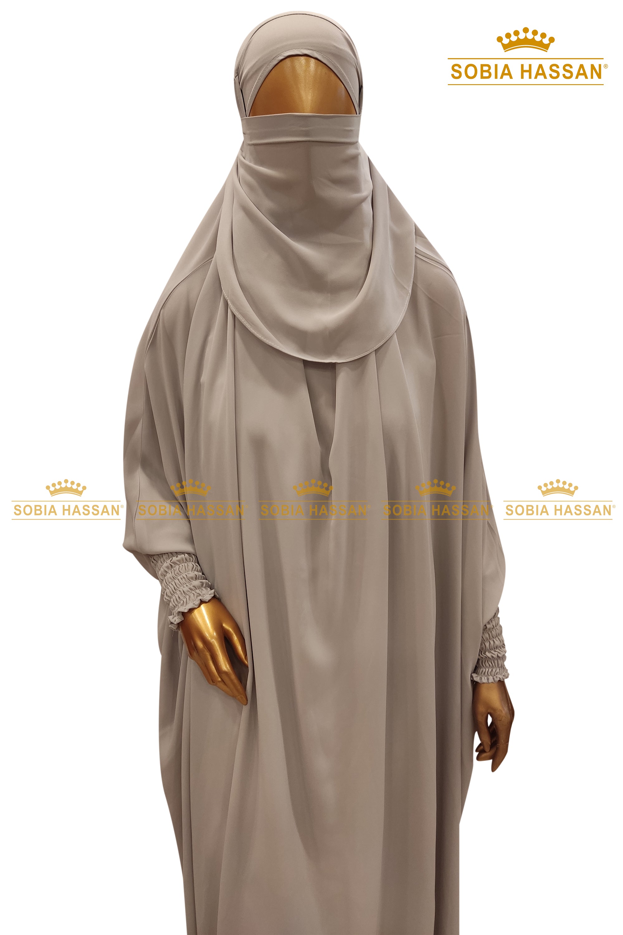 Gray Jilbab Set