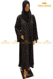 Dark Bloom Abaya