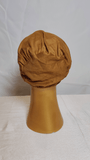 Plain Elastic Cap - Caramel