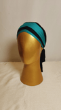 Two Tone Criss Cross Cap - Teal