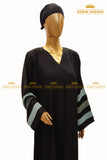 Patch Sleeves Abaya