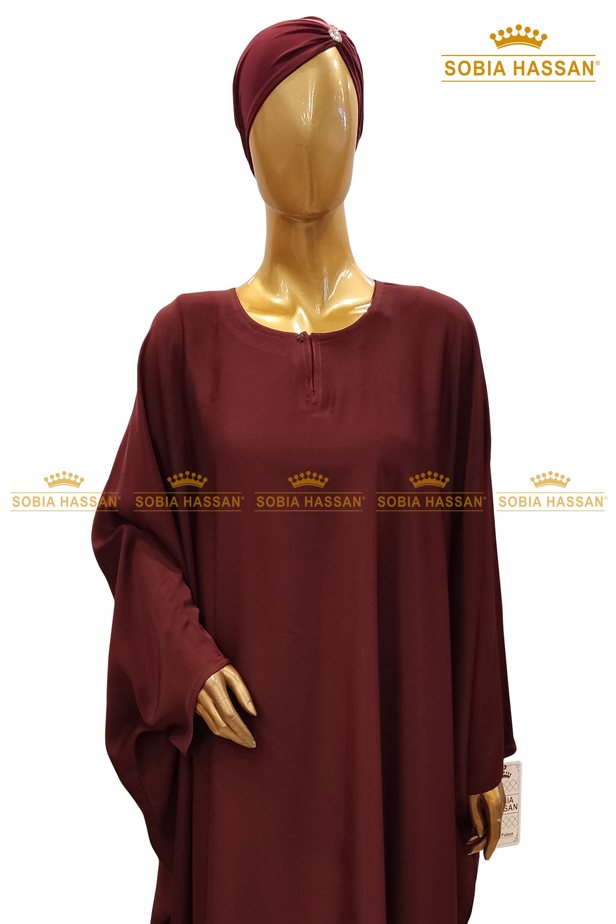 Front Closed Butterfly Abaya