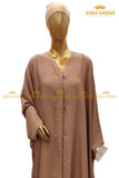 Front Open Butterfly Abaya
