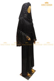Sequined Belt Open Abaya